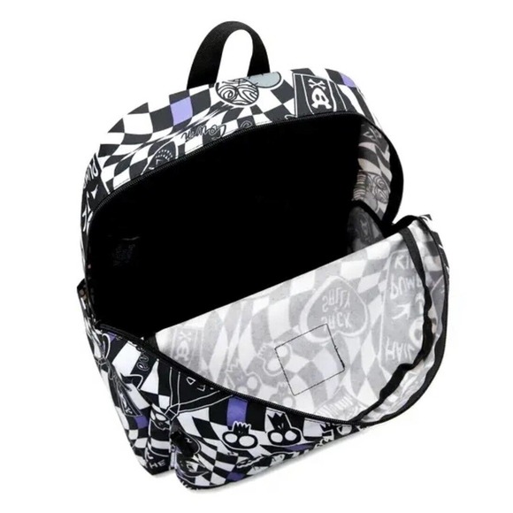 Disney Nightmare Before Christmas 17" Laptop Backpack Pumpkin King Black NEW NBC - Picture 2 of 4